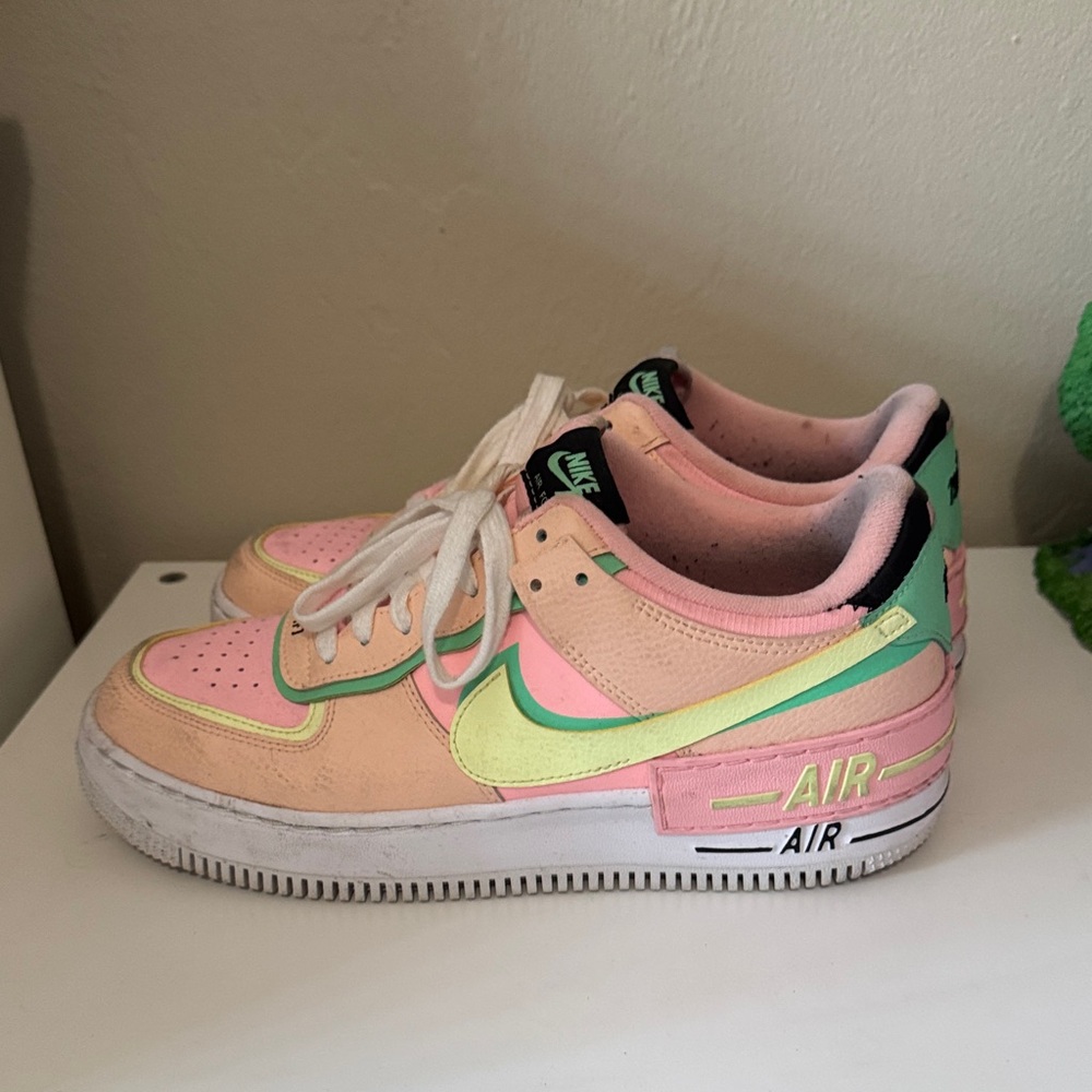 Nike Kids Sneakers - Pink, Green, Yellow